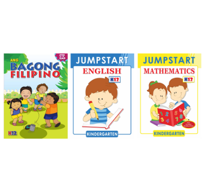 Picture of REG-ANG BAGONG FILIPINO, JUMPSTART ENGLISH & MATH KINDERGARTEN SET OF 3