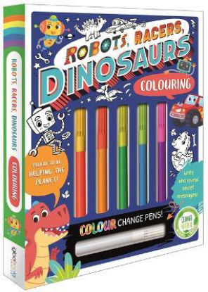 Picture of ECO COLORING-ROBOTS, RACERS, DINOSAURS