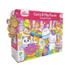 Picture of JR JIGSAW CARRY AND PLAY PUZZLE-SWEET KAWAII