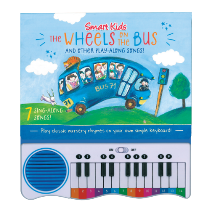 Show details for SMART KIDS PIANO BOOK WITH EVA FOAM-THE WHEELS ON THE BUS Picture of SMART KIDS PIANO BOOK WITH EVA FOAM-THE WHEELS ON THE BUS