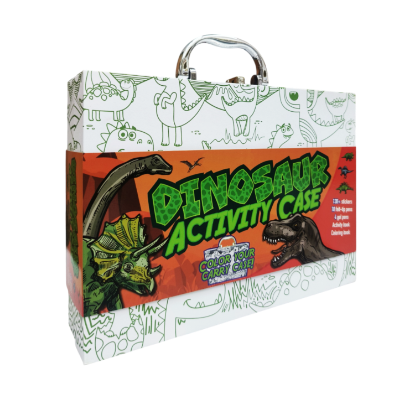 Show details for COLOR YOUR CARRY CASE ACTIVITY CASE-DINOSAUR Picture of COLOR YOUR CARRY CASE ACTIVITY CASE-DINOSAUR